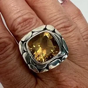 John Hardy Jewelry John Hardy Large Honey Citrine Batu Kali